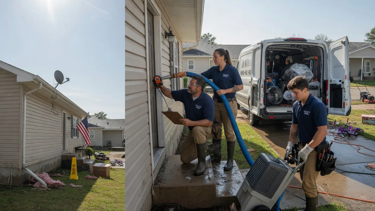 Ceiling Water Damage Restoration in Drummond, WI near me